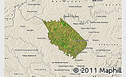 Satellite Map of Carlos A Lopez, shaded relief outside