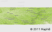 Physical Panoramic Map of Carlos A Lopez