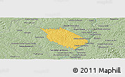 Savanna Style Panoramic Map of Carlos A Lopez