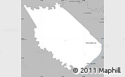 Gray Simple Map of Carlos A Lopez