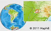 Physical Location Map of Edelira, highlighted parent region