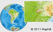 Physical Location Map of Encarnacion, highlighted parent region
