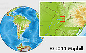 Physical Location Map of Encarnacion