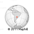 Outline Map of Encarnacion