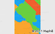 Political Simple Map of Encarnacion