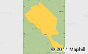 Savanna Style Simple Map of Encarnacion