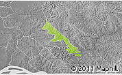 Physical 3D Map of Hohenau, desaturated