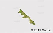Satellite 3D Map of Hohenau, cropped outside