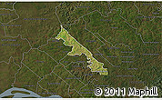 Satellite 3D Map of Hohenau, darken