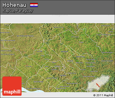 Satellite 3D Map of Hohenau