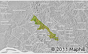 Satellite 3D Map of Hohenau, lighten, desaturated