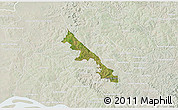 Satellite 3D Map of Hohenau, lighten