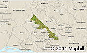 Satellite 3D Map of Hohenau, shaded relief outside