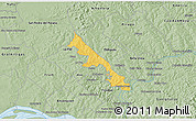 Savanna Style 3D Map of Hohenau