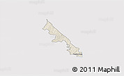 Shaded Relief 3D Map of Hohenau, cropped outside