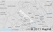 Silver Style 3D Map of Hohenau