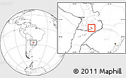 Blank Location Map of Hohenau
