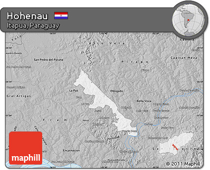 Gray Map of Hohenau
