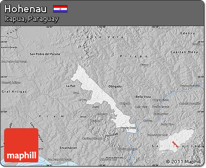 Gray Map of Hohenau