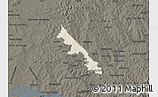Shaded Relief Map of Hohenau, darken