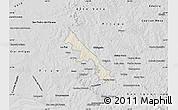 Shaded Relief Map of Hohenau, desaturated