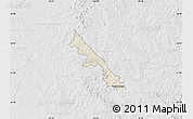 Shaded Relief Map of Hohenau, lighten, desaturated