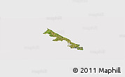 Satellite Panoramic Map of Hohenau, cropped outside