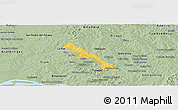 Savanna Style Panoramic Map of Hohenau