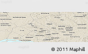 Shaded Relief Panoramic Map of Hohenau