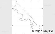 Blank Simple Map of Hohenau, cropped outside, no labels
