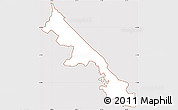 Classic Style Simple Map of Hohenau, cropped outside