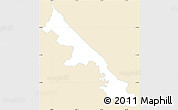 Classic Style Simple Map of Hohenau, single color outside