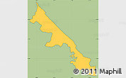 Savanna Style Simple Map of Hohenau, cropped outside