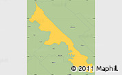 Savanna Style Simple Map of Hohenau