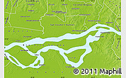 Physical Map of Isla Yacyreta