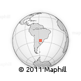 Outline Map of Isla Yacyreta