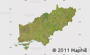 Satellite Map of Itapua, cropped outside