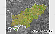 Satellite Map of Itapua, desaturated