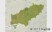 Satellite Map of Itapua, lighten