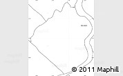 Blank Simple Map of Nueva Alborada