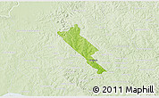 Physical 3D Map of Obligado, lighten
