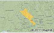 Savanna Style 3D Map of Obligado