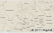 Shaded Relief 3D Map of Obligado