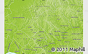 Physical Map of Obligado