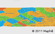 Political Panoramic Map of Obligado