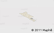 Shaded Relief Panoramic Map of Obligado, cropped outside