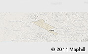 Shaded Relief Panoramic Map of Obligado, lighten
