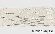 Shaded Relief Panoramic Map of Obligado