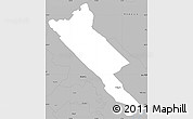 Gray Simple Map of Obligado