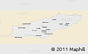 Classic Style Panoramic Map of Itapua, single color outside